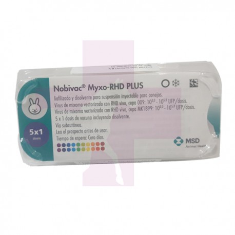 NOBIVAC MYXO+RHD PLUS 5X1DOSIS
