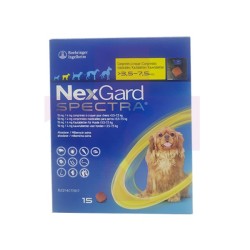 NEXGARD SPECTRA PERROS 3,5-7,5KG, 1 COMPRIMIDO