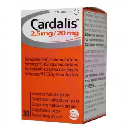 CARDALIS 2.5MG/20MG, 30 COMPRIMIDOS