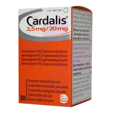 CARDALIS 2.5MG/20MG, 30 COMPRIMIDOS