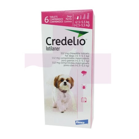 CREDELIO 112MG (2.5-5.5KG) 1 COMPRIMIDO