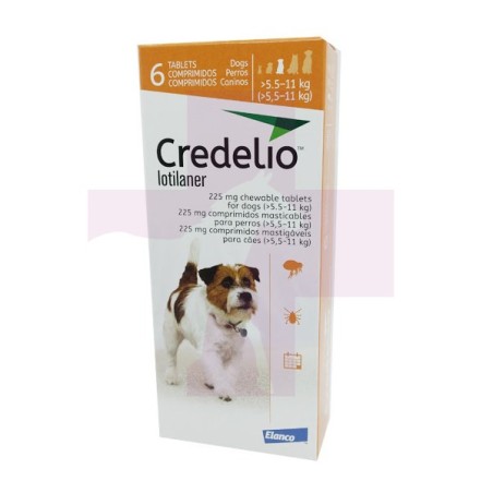 CREDELIO 225MG (5.5-11KG) 1 COMPRIMIDO