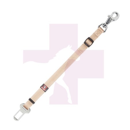 CORREA NYLON COCHE, BEIGE, 2X43-70CM