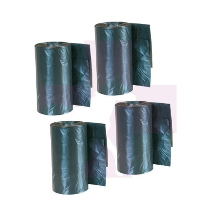 RECAMBIO 4 ROLLOS DE DISPENSADOR DE BOLSAS NEGRAS