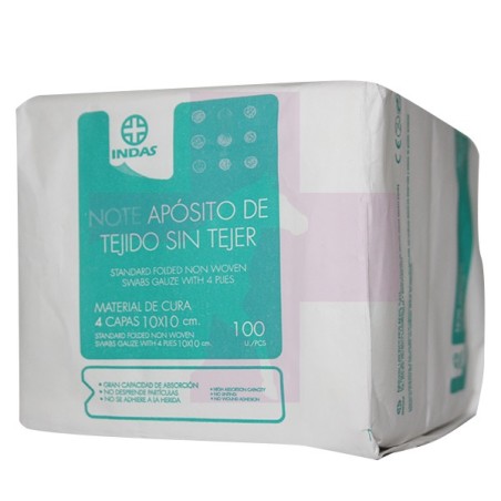 GASAS NO ESTERILES, TEXPLA, 10CMX10CM, 100UNDS