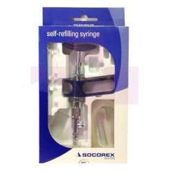 JERINGA SOCOREX, 2CC, TUBO DE GOMA Y AGUJA ASCENSION