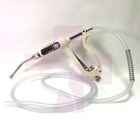 JERINGA DOSIFICADORA BUCAL AUTOMATICA HENKE DRENCHMATIC, METALICA, 30CC, SIN MOCHILA