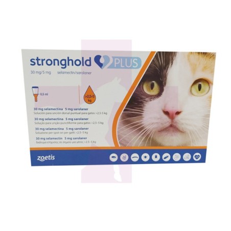 STRONGHOLD PLUS GATOS 2.5-5KG, 1PIPETA