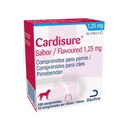 CARDISURE SABOR 1.25MG, 100 COMPRIMIDOS