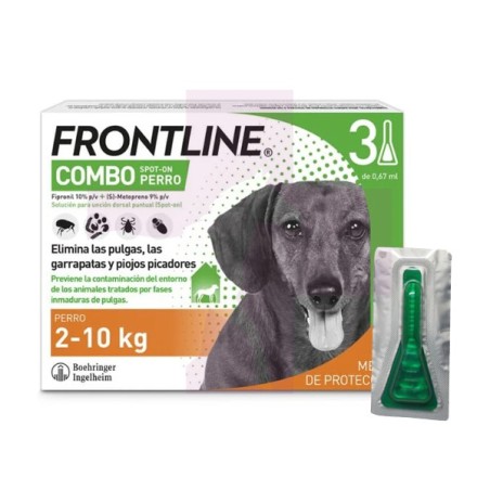FRONTLINE COMBO PERROS, 2-10KG, 1PIP