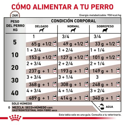 VHN DOG WET GASTRO HIGH FIBRE 1X410GR