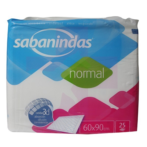 EMPAPADORES SABANINDAS, 60X90, 25 UNDS