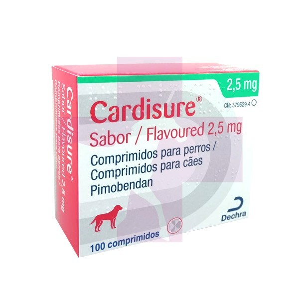 CARDISURE SABOR 2.5MG, 100 COMPRIMIDOS