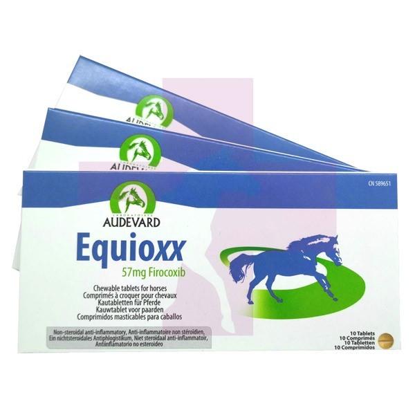 EQUIOXX 57MG MASTICABLES PARA CABALLOS, 10COMP