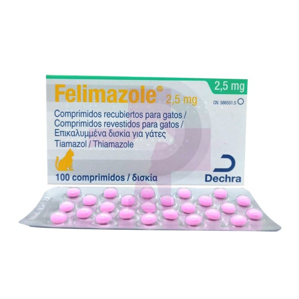 FELIMAZOLE 2,5MG, 100 COMPRIMIDOS