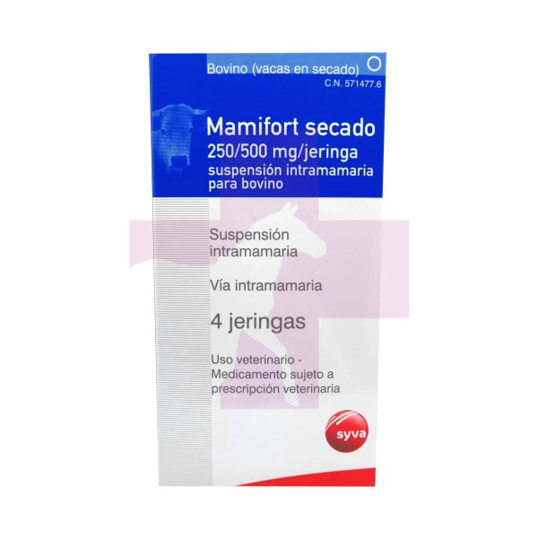 MAMIFORT SECADO, 4 JERINGAS