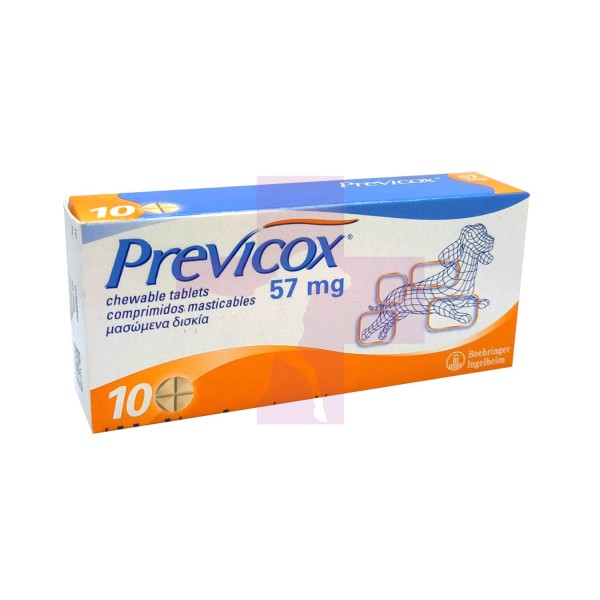 PREVICOX 57MG, 10 COMPRIMIDOS
