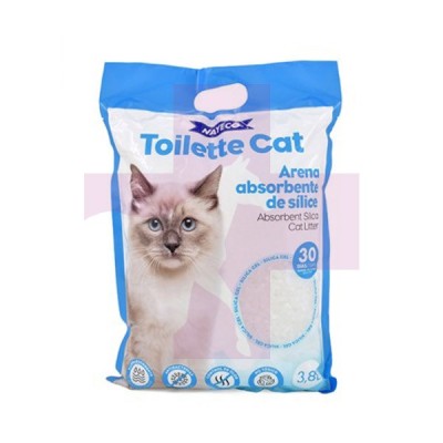 ARENA PARA GATO TOILETTE CAT 3.8L (SILICE)