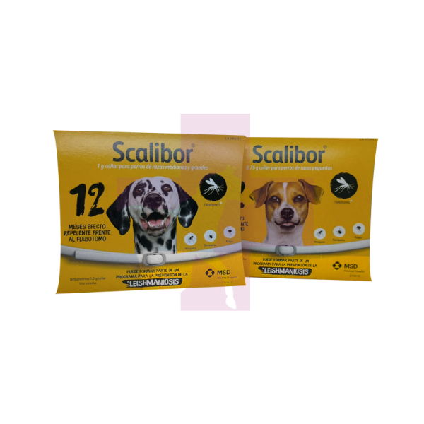 COLLAR ANTIPARASITARIO SCALIBOR, 48CM